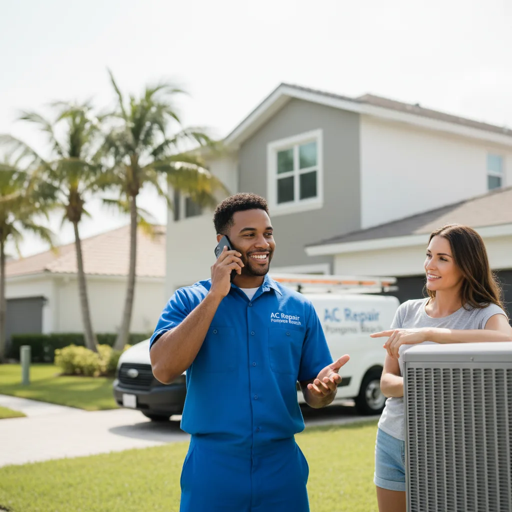 AC Repair Pompano Beach customer support in Sandoval